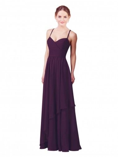 Wholesale Roman Style Luxe Chiffon Bridesmaid Dress