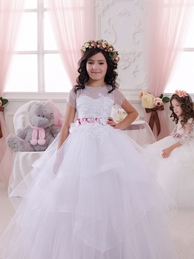 Wholesale Ivory Ball Gown Sweetheart Floor Length Flower Girl Dress