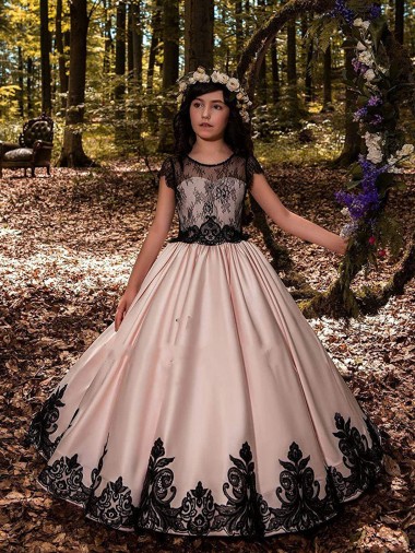 Wholesale Ivory Ball Gown Sweetheart Neck Sleeveless Flower Girl Dress