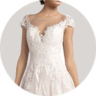 Wholesale Cap Sleeves Wedding Dresses